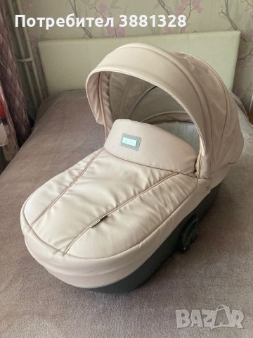 Кош за новородено за бебешка количка ROAN BASS SOFT ROMANTIC PINK, снимка 1 - Детски колички - 45994473