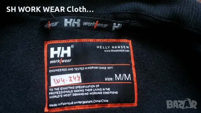 HELLY HANSEN 72111 Hey River Polartec Work Jacket размер M работна горница W4-247, снимка 15 - Суичъри - 47233059