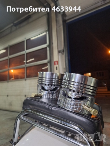 Ръчноизработени пепелници от автомобилни/тирови бутала, снимка 5 - Части - 52555744