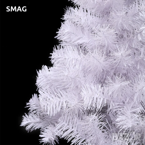 Коледна елха бяла с 145 клона - 1.20м_1154057, снимка 2 - Други - 52330340