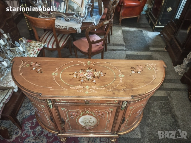 Изключителен рисуван комод , снимка 5 - Бюфети - 52519026