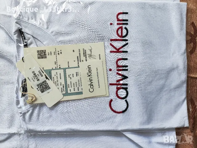 тениска Calvin Klein, снимка 4 - Тениски - 46906909