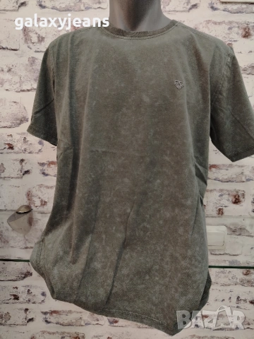 ZMR- права тениска, варен памук, цвят каки