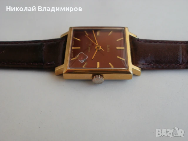 Slava Слава 20 мик. мъжки руски отлично състояние часовник, снимка 3 - Мъжки - 50719707