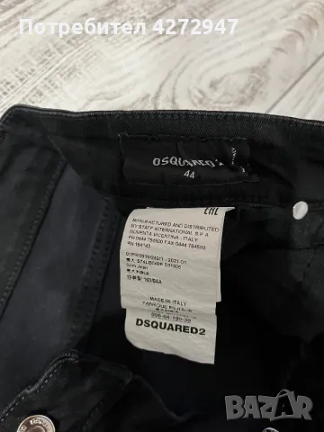 Черни дънки dsquared, снимка 3 - Дънки - 47651056