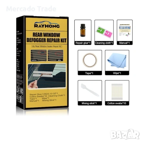 Електропроводимо лепило за реотани и платки, Ремонт на задно стъкло, снимка 7 - Аксесоари и консумативи - 53088849