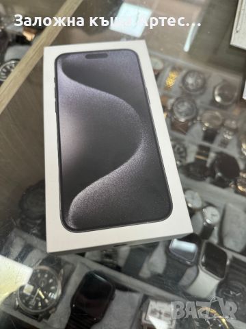 iPhone 15 Pro Max Black Titanium 256GB, снимка 1 - Apple iPhone - 46261367