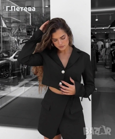 ❌Дамски комплект ( сако + пола-панталон ) , снимка 5 - Комплекти - 53859784