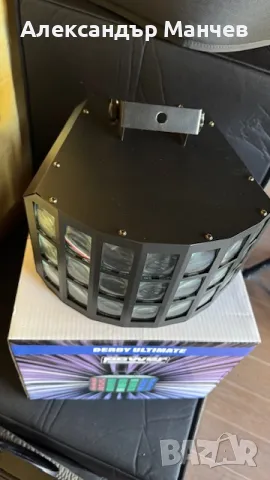 Светлинен LED ефект Derby Ultimate - Flower 5 x 20W, нов !, снимка 5 - Друга електроника - 50401908