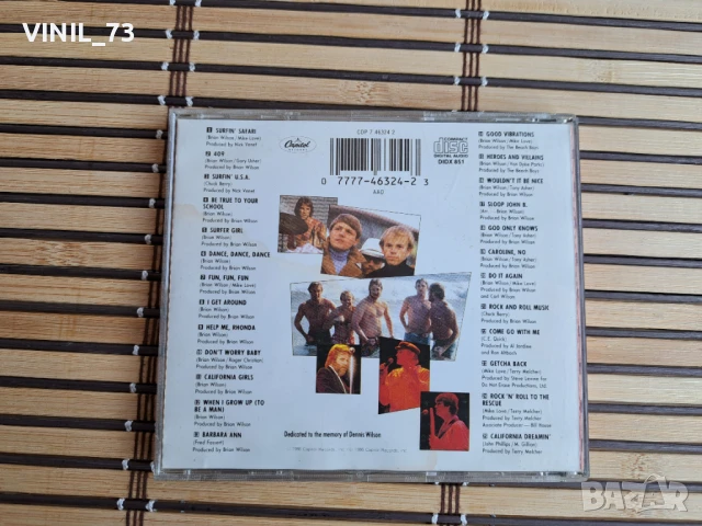 The Beach Boys – Made In U.S.A., снимка 3 - CD дискове - 50642878