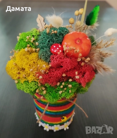 Есенно-зимни венци/декорации / магнитчета с тиква, снимка 8 - Декорация за дома - 47531792