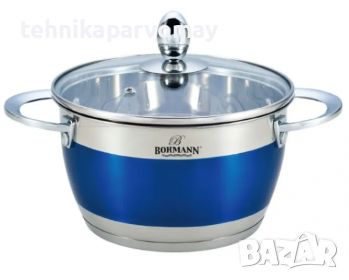 ТЕНДЖЕРА BOHMANN BH1818-22AL,СИНЯ, снимка 1 - Съдове за готвене - 45672509