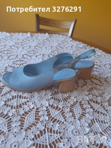 Сини сандали р.40 , снимка 2 - Сандали - 54261432