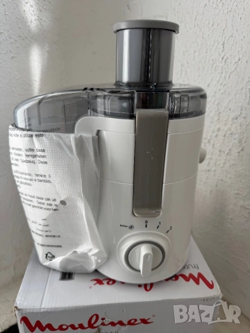 Сокоизтисквачка Moulinex JU3701 Frutelia+ 350W, 2 Скорости, 950 ml Контейнер за Пулпа!, снимка 2 - Сокоизстисквачки и цитрус преси - 53818063