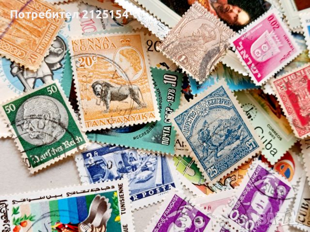 Лот от различни пощенски марки над 200 бр.,от 19 - 20 век, снимка 6 - Филателия - 42199747