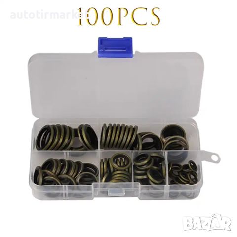 Хидравлични О пръстени 100бр/кутия, снимка 1 - Други машини и части - 45913174
