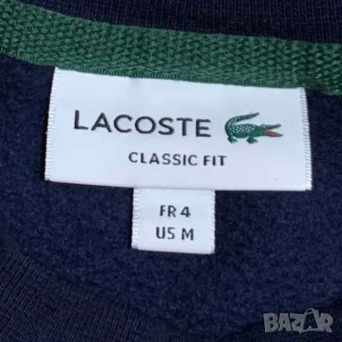 Оригинална мъжка блуза Lacoste | S размер, снимка 4 - Блузи - 48148838