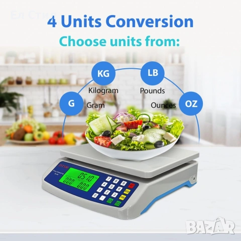 Мини електрическа везна 30 кг DT-580, снимка 6 - Електронни везни - 53309312