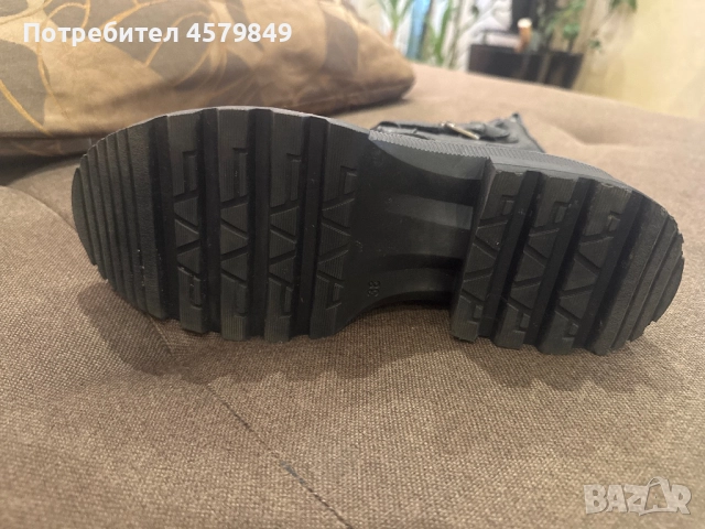Боти ест. кожа 38 номер, снимка 2 - Дамски боти - 52520502