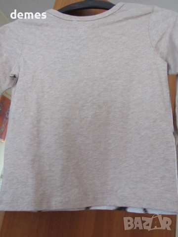 Блуза за момиче Н&М с ефектен тигров принт размер 110/116, нова, снимка 8 - Детски Блузи и туники - 51696017