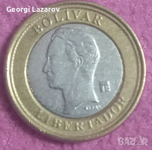 1 боливар Венецуела 2009, снимка 2 - Нумизматика и бонистика - 47227064