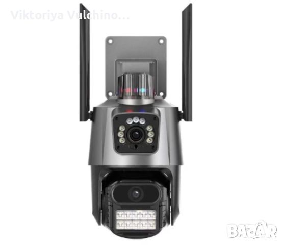 6 Mpx. Двойна вътрешна/външна WIFI камера за наблюдение, снимка 10 - Друга електроника - 46413478