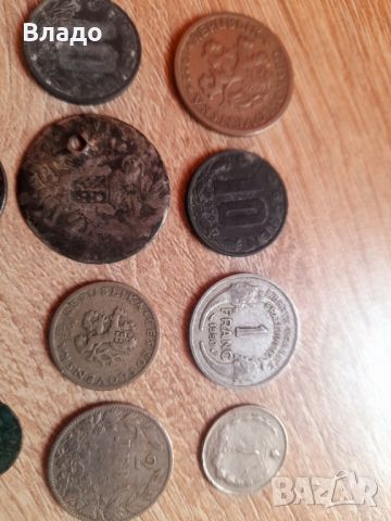 Лот стари български и чужди монети , снимка 8 - Нумизматика и бонистика - 45707089