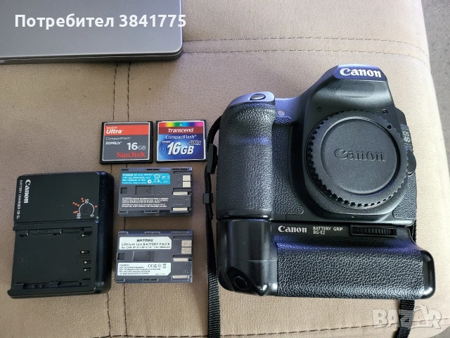 Canon 50d с грип, перфектен 