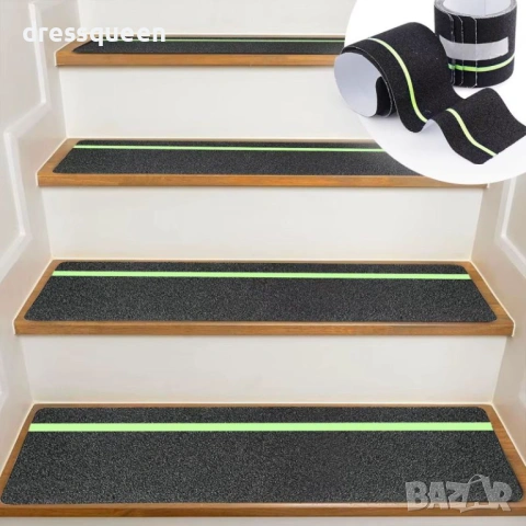 4857 Противоплъзгащи ленти за стъпала с фосфоресциращ елемент и силна абразия, снимка 8 - Други стоки за дома - 53709812