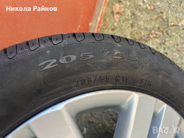 1 бр.джанта с гума Pirelli за Фолксваген 205/55/16 цола, снимка 2 - Гуми и джанти - 45608335