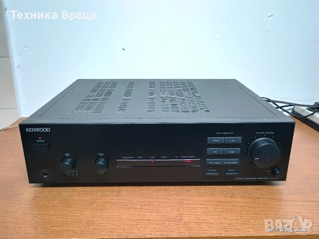 Транзисторен интегриран стерео усилвател KENWOOD KA-1080. Изпращам видео. , снимка 2 - Ресийвъри, усилватели, смесителни пултове - 53891661