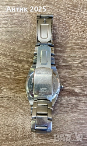 Мъжки часовник Casio Edifice EF-125D, стоманена верижка, 100 м, снимка 2 - Мъжки - 53441348
