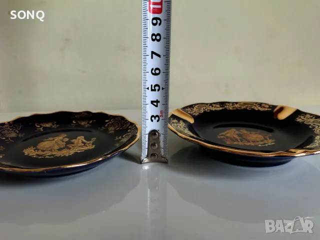 Прекрасен Позлатен 22К Порцеланови Компликт-Лимож, снимка 9 - Антикварни и старинни предмети - 49903191