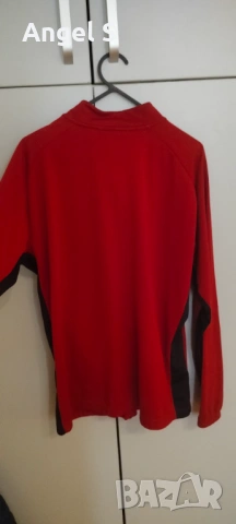 Червен спортен суичър Puma , снимка 3 - Спортни дрехи, екипи - 53611158