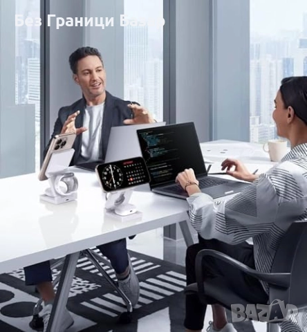 Нова Бърза безжична зарядна станция 15W за iPhone и Apple устройства, снимка 7 - Друга електроника - 52497624