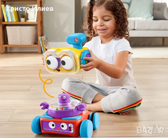 Интерактивен робот FISHER PRICE 4 в 1 Музикална играчка Обучаващ бот, снимка 6 - Образователни игри - 49644150