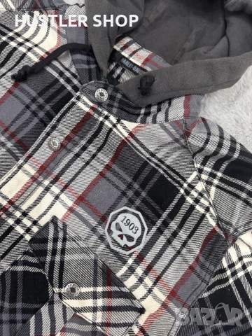 Мъжка риза HARLEY DAVIDSON. Размер L, снимка 4 - Ризи - 53936299