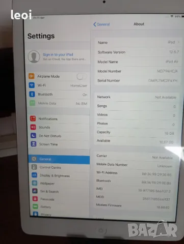iPad Air 1gen 9.7"/16GB  WiFi, снимка 3 - Таблети - 50168240