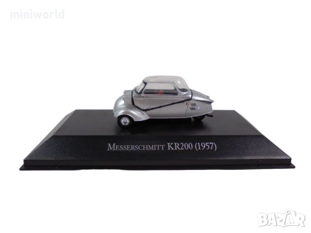 Messerschmitt KR200 1957 - мащаб 1:43 на IXO/Altaya моделът е нов в блистер, снимка 10 - Колекции - 45190929