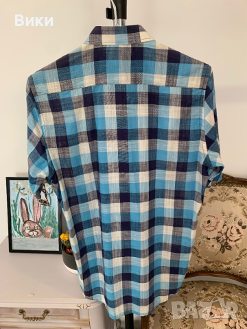 Мъжка риза в размер М, нова с етикет, снимка 9 - Ризи - 44993115