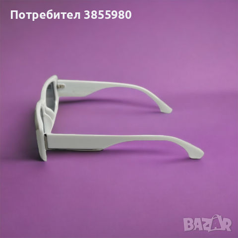 Луксозни дамски слънчеви очила White Fashionstyle, снимка 3 - Слънчеви и диоптрични очила - 45072688