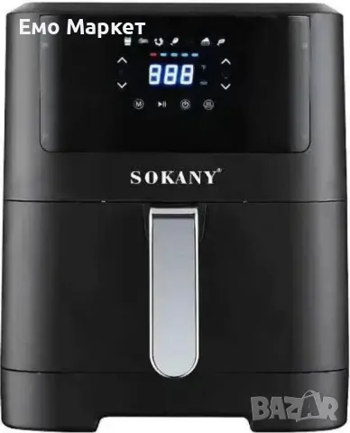 Фритюрник с горещ въздух Sokany SK-ZG-8043, снимка 4 - Фритюрници - 49328141