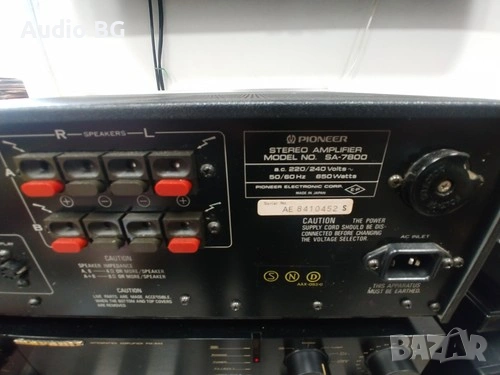 Pioneer SA-7800 Top Condition, снимка 4 - Ресийвъри, усилватели, смесителни пултове - 53740305