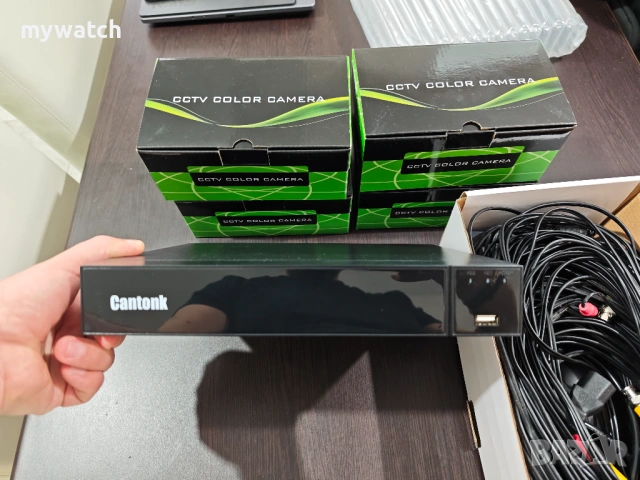 Комплект за видеонаблюдение, снимка 5 - Комплекти за видеонаблюдение - 53210726