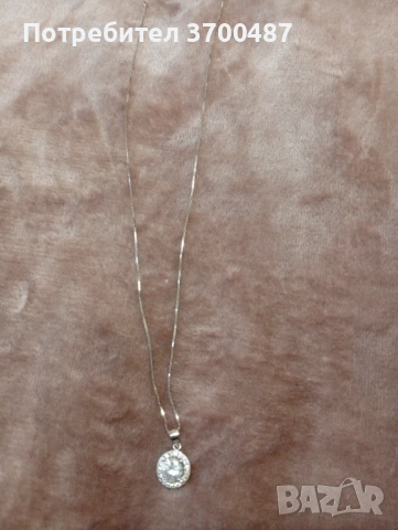 сребърно колие, снимка 3 - Колиета, медальони, синджири - 53415681