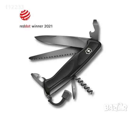 Victorinox Ranger Grip 55 Onyx Black, снимка 1 - Ножове - 47010063