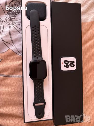 Apple Watch series 7 Nike edition,45mm Black, снимка 7 - Смарт гривни - 46243454