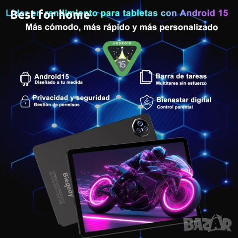 Таблет 2026 Android 15 с EVA силиконов защитен калъф, 24GB + 256GB/2TB, детски таблет 11 инча, снимка 3 - Таблети - 53442777