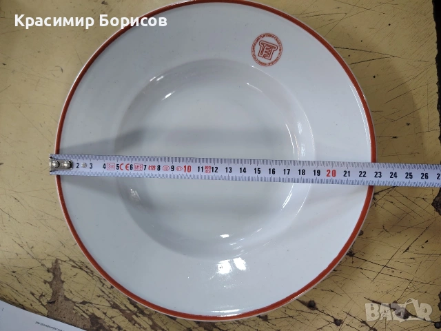 чиния чинии Българско производатво Плевен, снимка 4 - Чинии - 54286790
