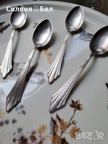 Посребрени чаени лъжички WMF , снимка 2 - Прибори за хранене, готвене и сервиране - 51863560